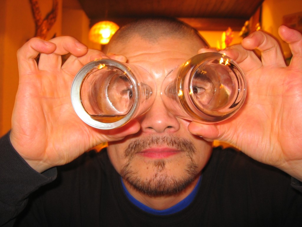 Beer goggles.
