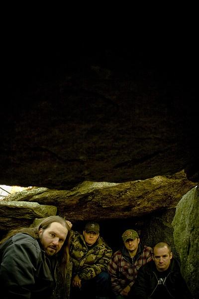Check these dudes out. I think that's the cave where Rambo hid in First Blood. (photo by Bruce Bettis)