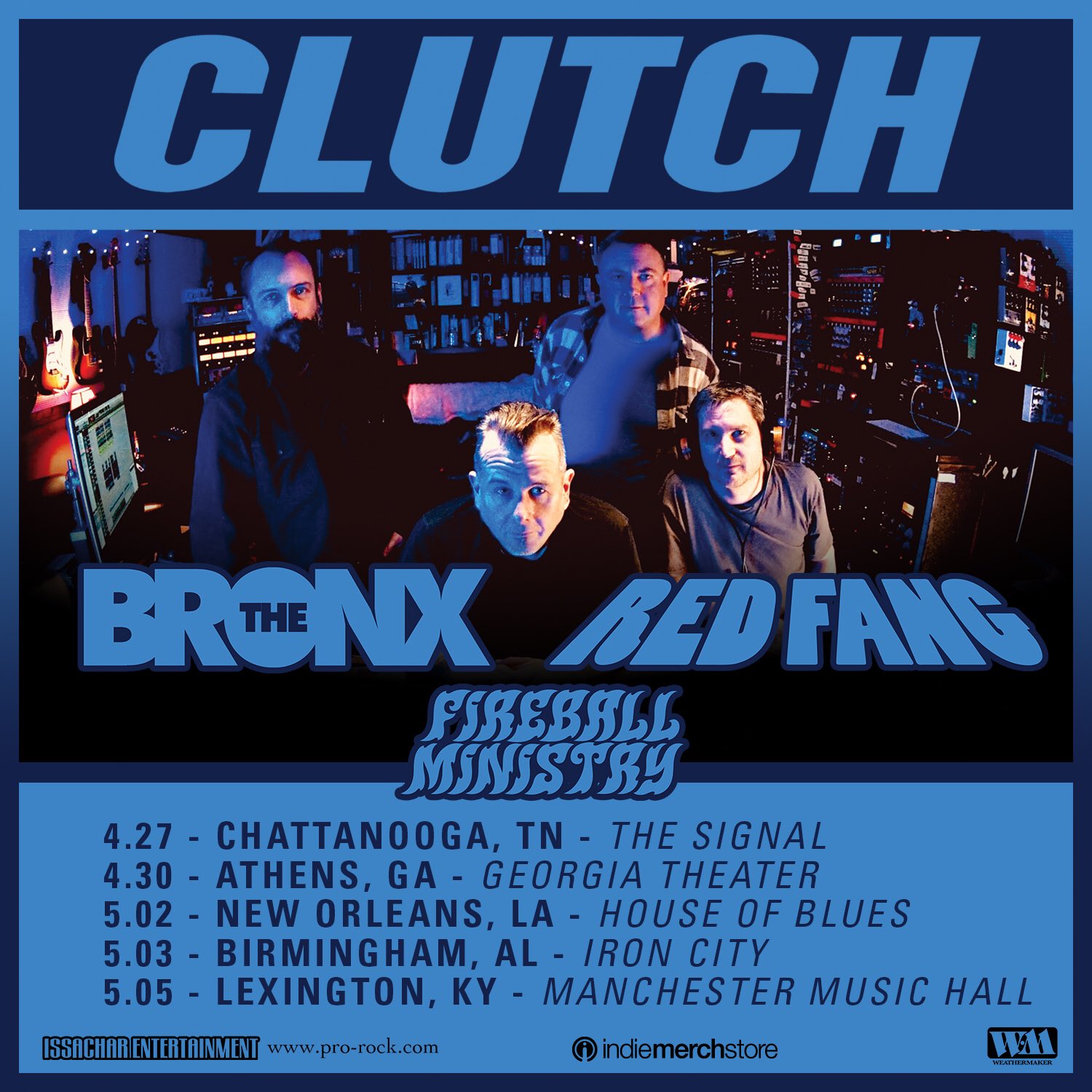 clutch tour dates