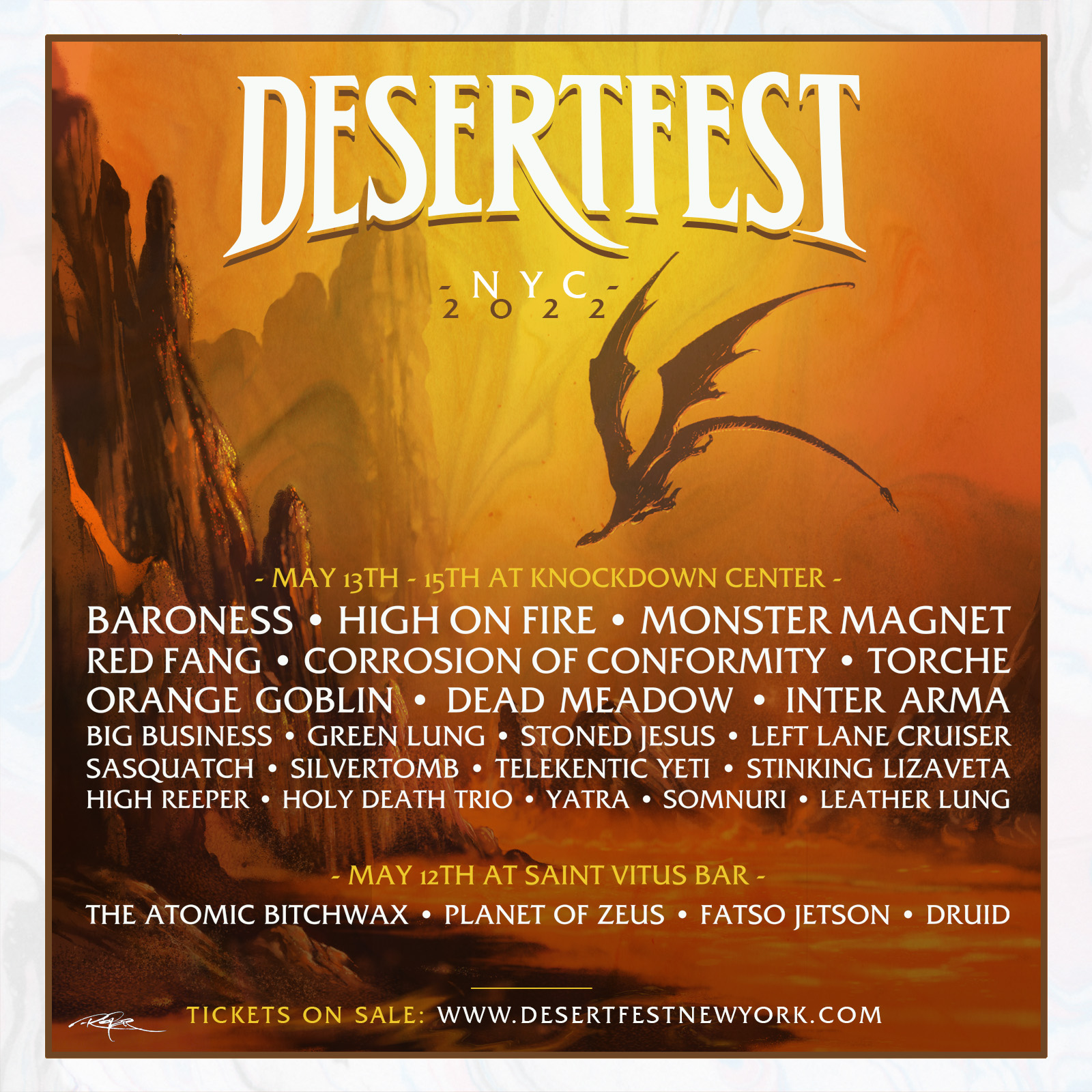 Desertfest NYC 2022 Announces Lineup; Tickets on Sale Today