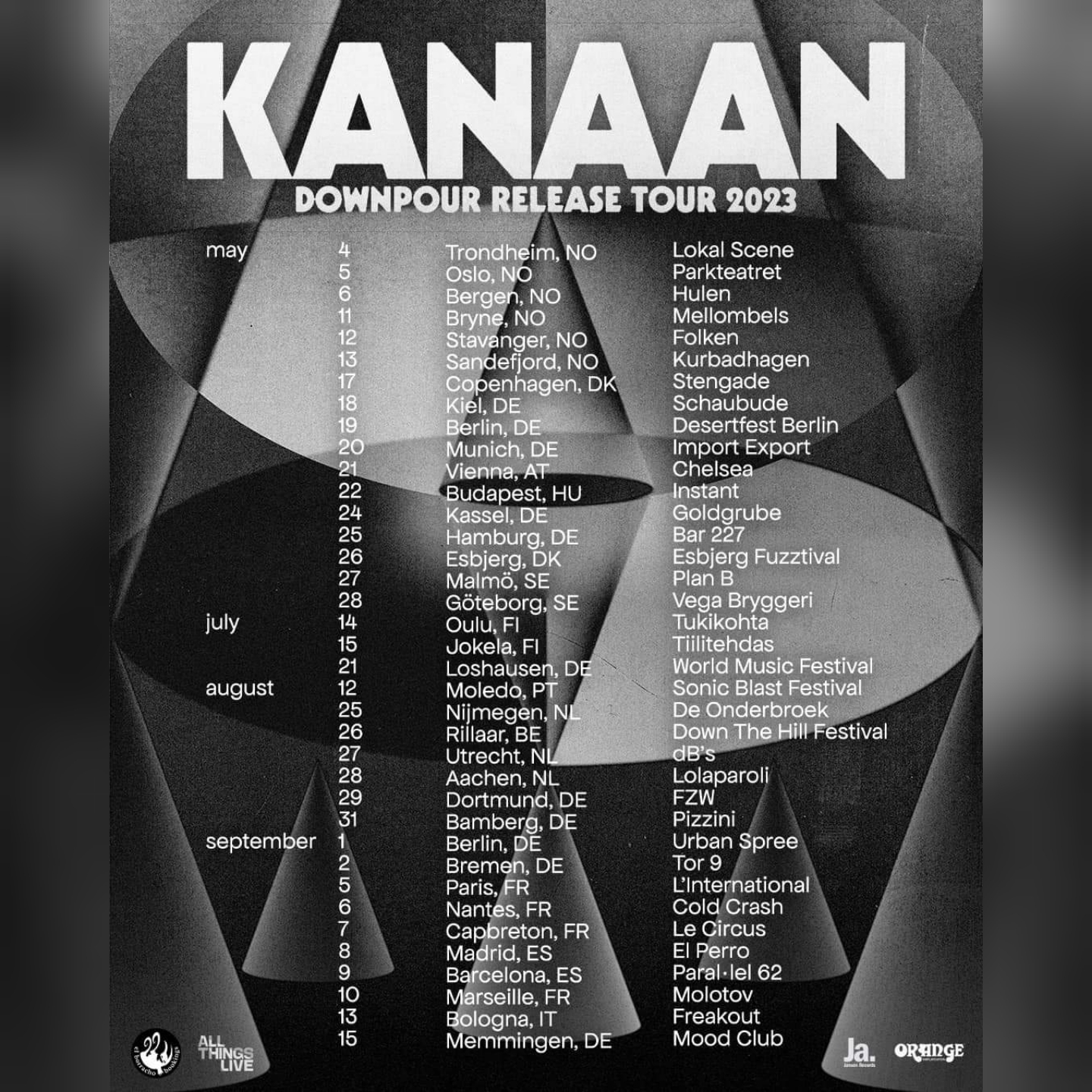 Kanaan + teclado/bajo = Full Earth - Cloud Scuptors (2024) Psychedelic space jazz, Disco de la semana! Kanaan-Downpour-tour
