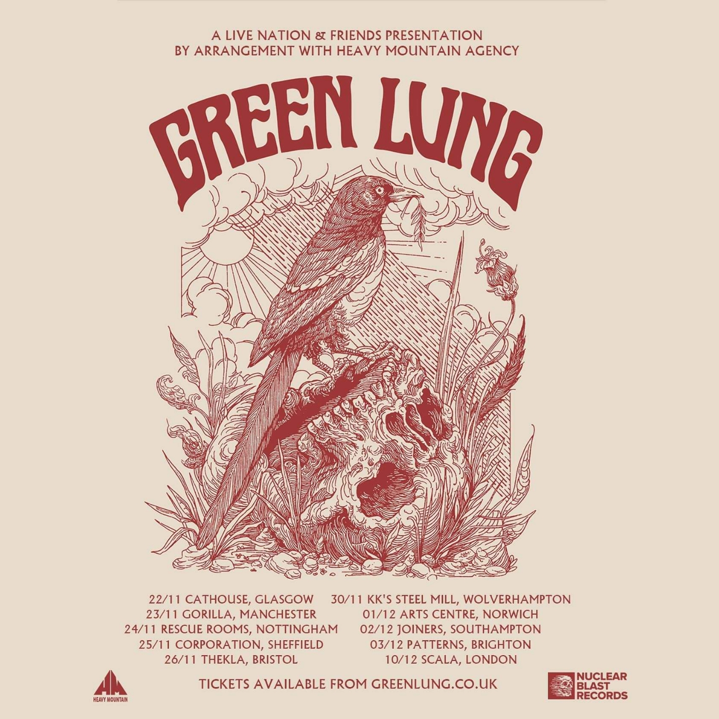 Green Lung - This Heathen Land (2023) Doom, heavy psych, hard rock Green-Lung-UK-tour